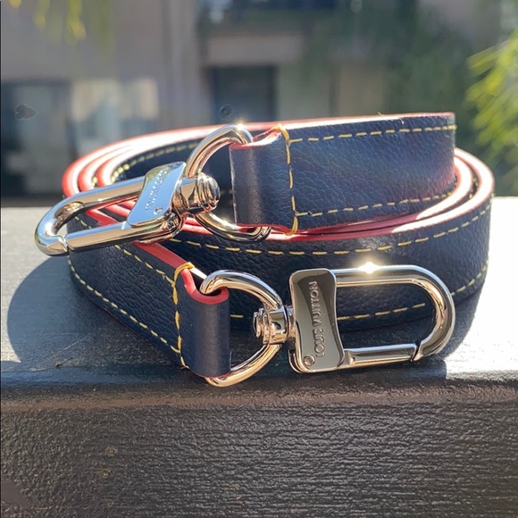 🆕LOUIS VUITTON LEATHER PURSE STRAP💙❤️🩵💔❤️🔥❤️🩹❣️ - Picture 3 of 3